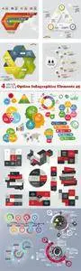 Vectors - Option Infographics Elements 45