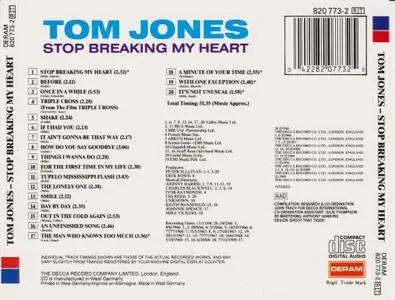 Tom Jones - Stop Breaking My Heart (1989)