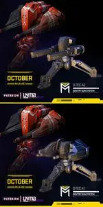 Cyberpunk - D-TEC A1 - A2 - sentry gun