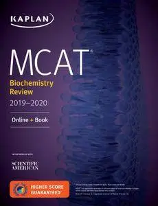 MCAT Biochemistry Review 2019-2020: Online + Book (Kaplan Test Prep)