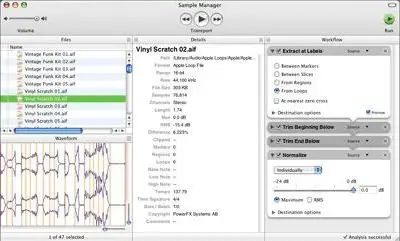 Audiofile Engineering Sample Manager 3.2.3 b1 (Build 3679)