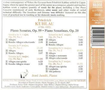 Jeno Jando - Kuhlau: Piano Sonatas, Op. 59; Piano Sonatinas, Op. 20 (2008)