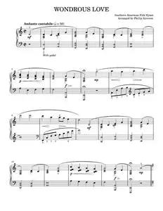 Wondrous Love - Southern American Folk Hymn (Piano Solo)