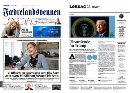 Fædrelandsvennen – 24. mars 2018