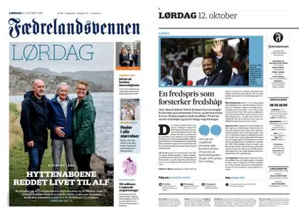 Fædrelandsvennen – 12. oktober 2019
