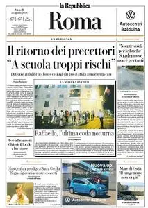 la Repubblica Roma - 31 Agosto 2020