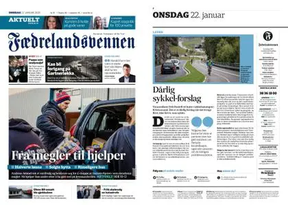 Fædrelandsvennen – 22. januar 2020