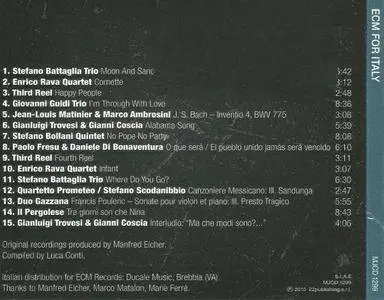 Various Artists - ECM For Italy (2015) {MJ}