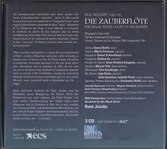 Mozart- Akademie für Alte Musik, Jacobs - Die Zauberflöte, KV 620 (2010) [3x Hybrid-SACD // EAC Rip] {Repost}