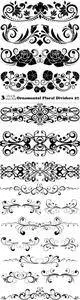 Vectors - Ornamental Floral Dividers 27