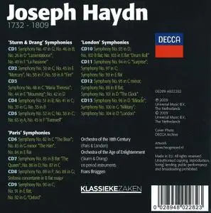 Frans Bruggen, Orchestra of the Age of Enlightenment, Orchestra of the 18th Century - Haydn: Symphonies [13CDs] (2009)