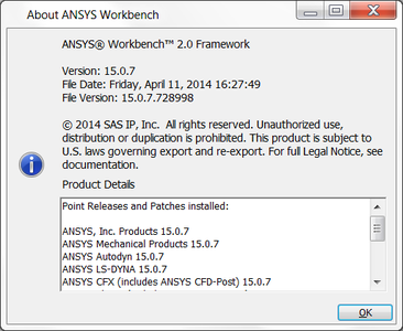 ANSYS 15.0.7