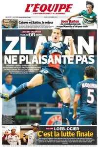 L'Equipe du Jeudi 3 Octobre 2013