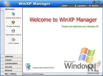 WinXP Manager 6.07 Portable