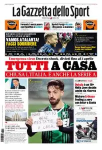 La Gazzetta dello Sport Roma – 10 marzo 2020