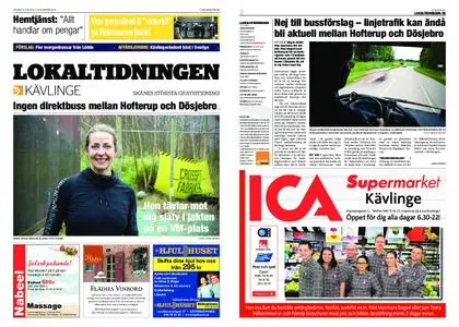 Lokaltidningen Kävlinge – 23 november 2019