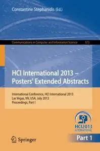 HCI International 2013 - Posters’ Extended Abstracts: International Conference, HCI International 2013, Las Vegas, NV, USA, Jul