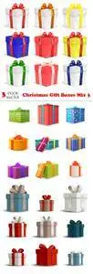 Vectors - Christmas Gift Boxes Mix 3