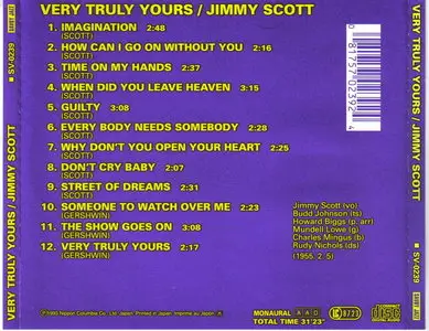 Little Jimmy Scott - Very Truly Yours (1993)