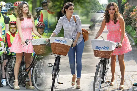 Kelly Brook - Mark Cavendish Sky Ride in Regents Park May 28, 2012