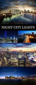 Stock Photo - Night City Lights