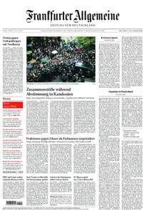 Frankfurter Allgemeine Zeitung F.A.Z. mit Rhein-Main Zeitung - 01. Oktober 2017