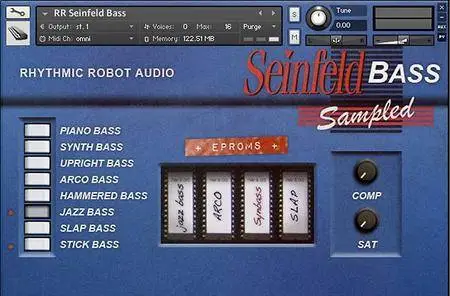 Rhythmic Robot Seinfeld Bass KONTAKT