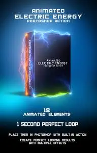 GraphicRiver - Animated Electric Energy Photoshop Action