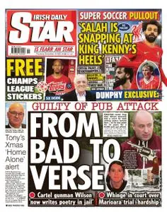 Irish Daily Star – December 16, 2021