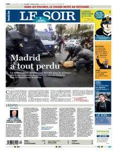 Le Soir du Lundi 2 Octobre 2017
