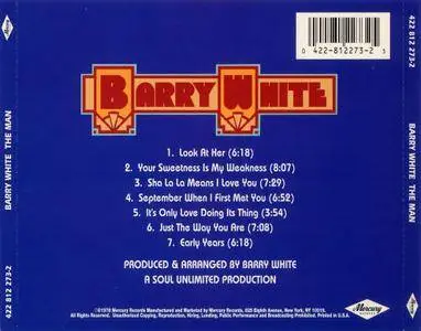 Barry White - The Man (1978) [1996, Digitally Remastered]