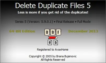 Delete Duplicate Files 5.9.0.1 (x86/x64)