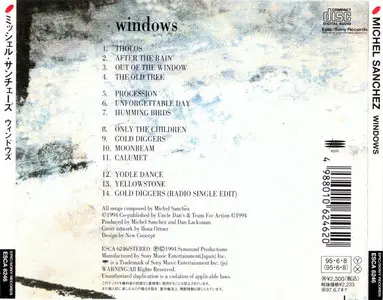 Michel Sanchez - Windows (1994) [Epic/Sony ESCA 6246, Japan]