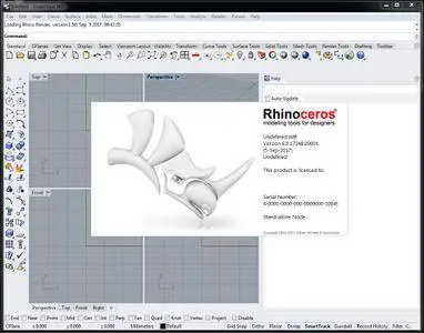 Rhino 6 WIP version 6.0.17248.09001