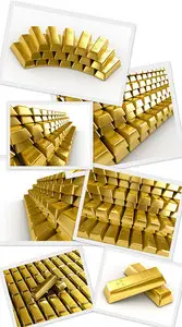 Gold ingots