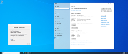 Windows Server 2022 LTSC version 21H2 Build 20348.112 Preview