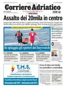 Corriere Adriatico Ancona - 31 Agosto 2024