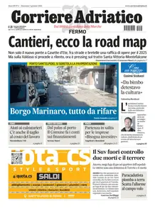 Corriere Adriatico Fermo - 5 Gennaio 2025