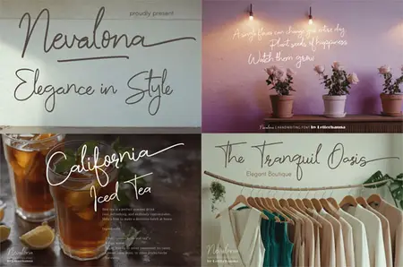 Nevalona - Crafted Handwriting Script Font