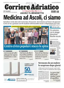 Corriere Adriatico Ascoli - 6 Novembre 2025