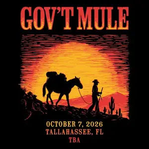 Gov't Mule - 2026-10-07 Adderley Amphitheater at Cascades Park, Tallahassee, FL (2026)