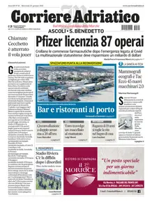 Corriere Adriatico Ascoli - 29 Gennaio 2025