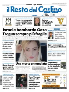 Il Resto del Carlino Pesaro - 29 Ottobre 2025