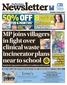 Staffordshire Newsletter - 17 September 2025