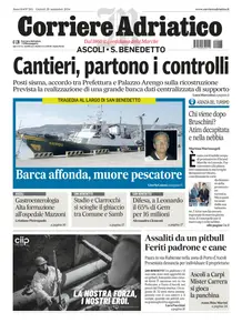 Corriere Adriatico Ascoli - 26 Settembre 2024