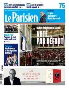 Le Parisien du Mercredi 10 Décembre 2025