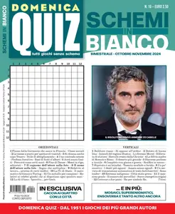 Domenica Quiz Schemi in Bianco - Ottobre 2024