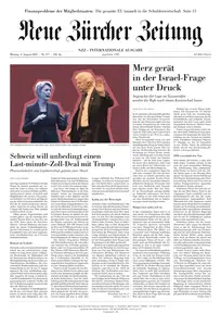 Neue Zurcher Zeitung International - 04 August 2025