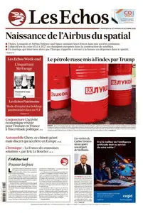 Les Echos du Vendredi 24 et Samedi 25 Octobre 2025