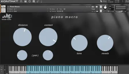 Border Audio Piano Macro KONTAKT